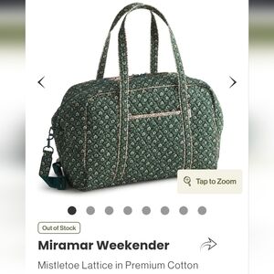 Vera Bradley Weekender Duffle Bag